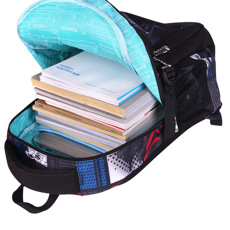 Printing Football Schoolbag Child Anime Backpack Travel Bag Soccers School Bags for Boys Teenage Mochila Escolar Infantil Menino 4
