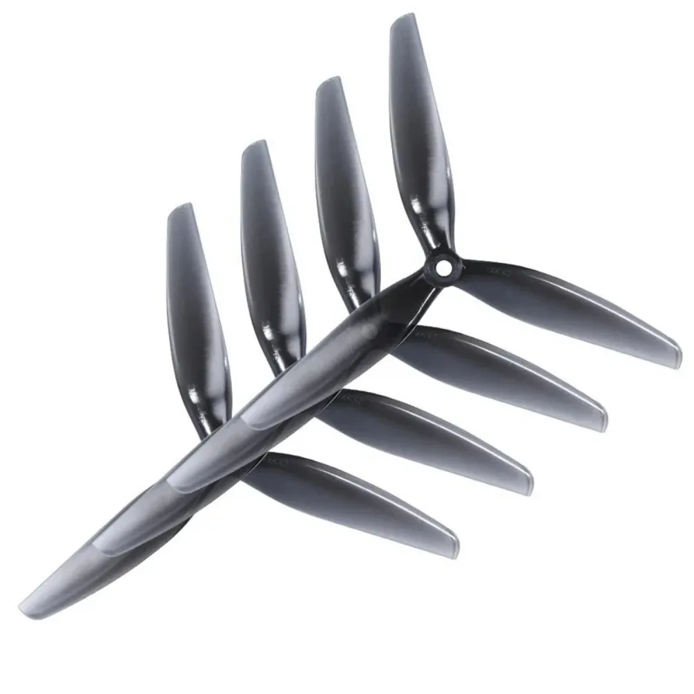 Hękle 7X4X3 7040 3-łopatkowe z PC szare 7" CW/CCW zestaw 2-10