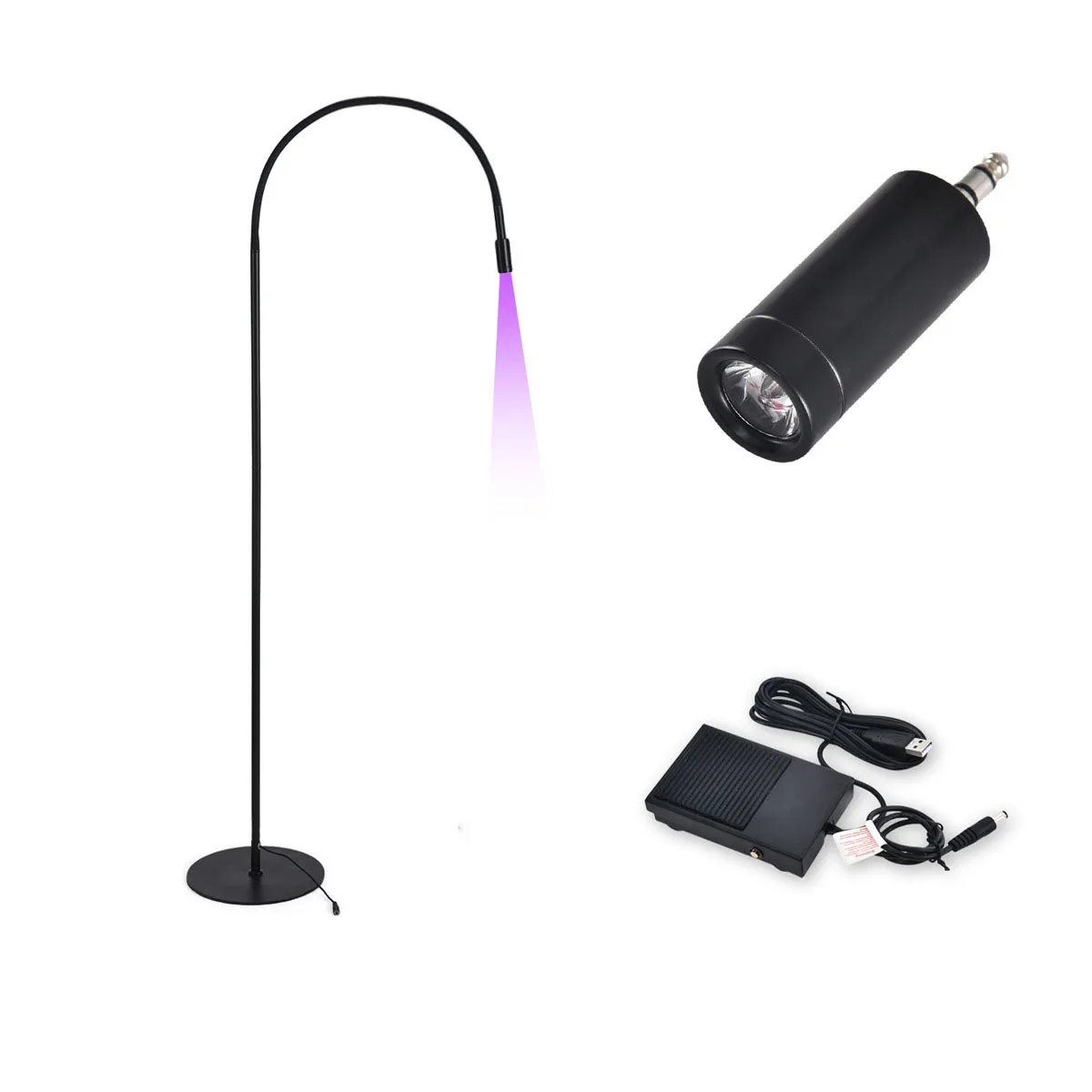 LF008 UV Glue Curing Lamp USB Eyelash Extension Lamp UV Nail Polish Gel Dryer Eyebrows Grafting Beauty Salon Light