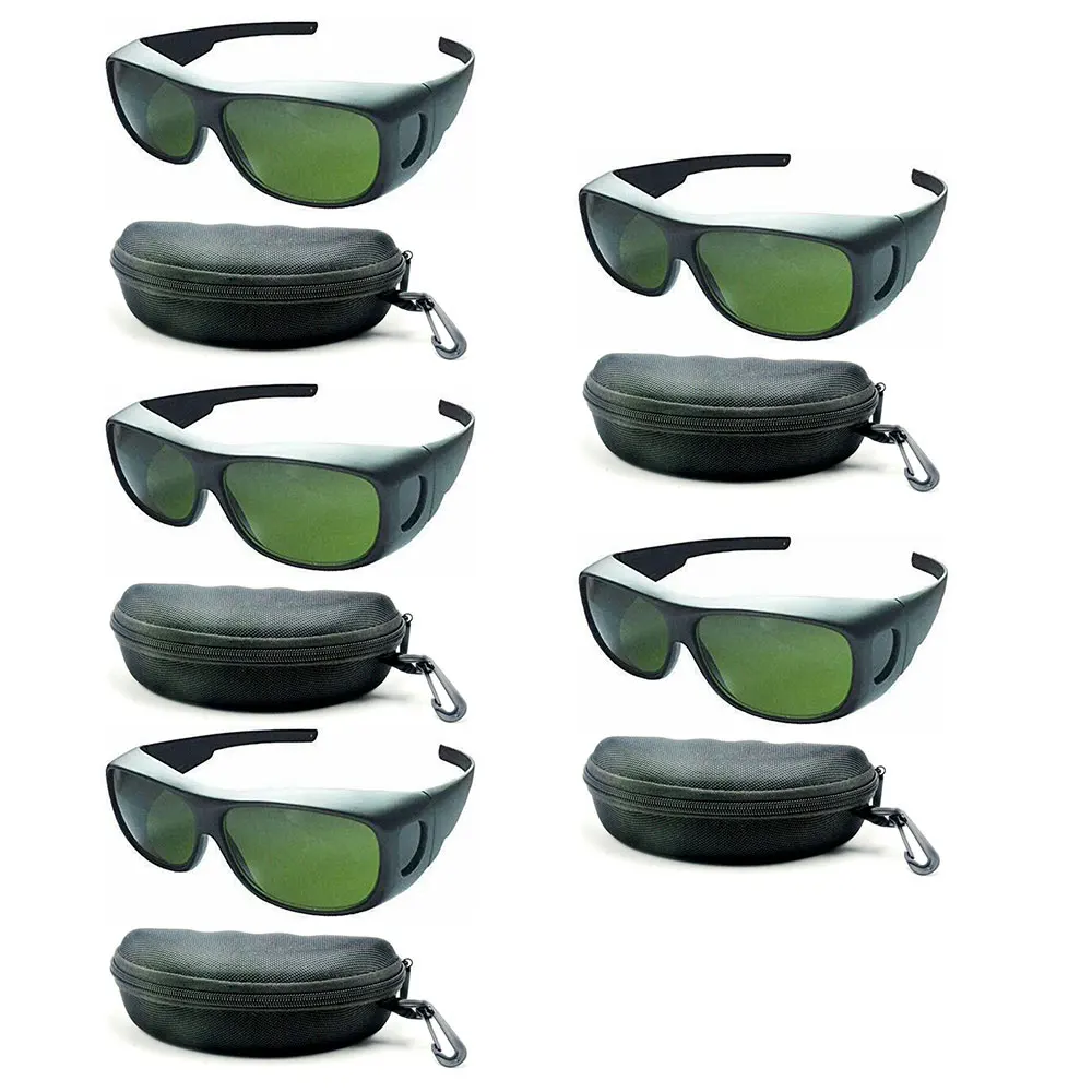 5pcs IPL Laser Protection Goggles 200nm-2000nm Safety Glasses For Beauty Hair Removal Treatment 5pcs 3192 ipl ce 200nm 2000nm laser protection goggles safety glasses od 5 uv400 eyewear