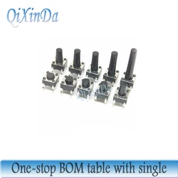 20PCS 4Pin 6*6 Micro Tact Push Button Switches DIP 6x6x4.3/5/6/7/8/9/10/11/12/13/14/15 MM 4.3mm 5mm 6mm 7mm 8mm 9mm 10mm 11mm