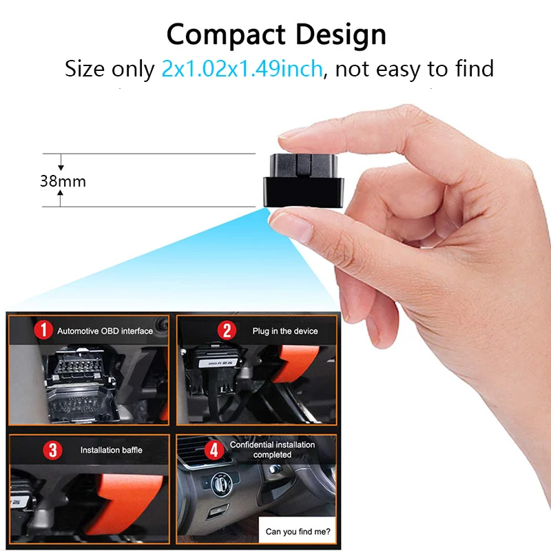 MiNi OBD Tracker GPS Tracker Car GSM GPRS LBS/GPS Position SMS Tracking Locator Real Time Free Lifetime App gps tracker,car tracker