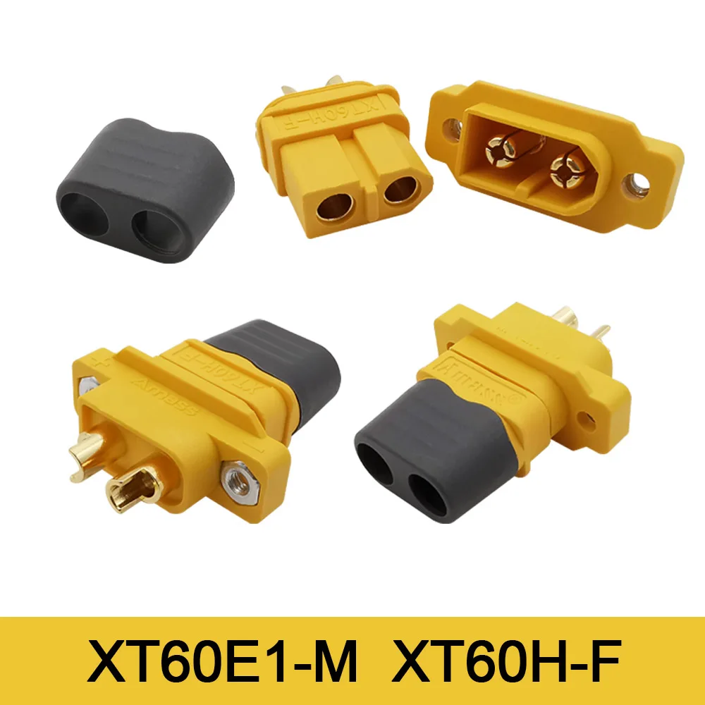 XT60E-XT60H-Rc-Lipo-Batterij-Man-Vrouw-Bullet-Connectors-Met-Schede ...