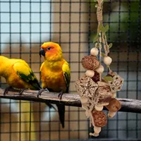 Parrot Supplies Cage Bite Training Perch Tearing Toy String Bird Chewing Toy for Parakeets Lovebird Budgie Cockatoos Conures 2