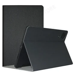 Slim Flip Cover with Soft TPU Back and Auto Sleep/Wake for Teclast T50HD (Black)