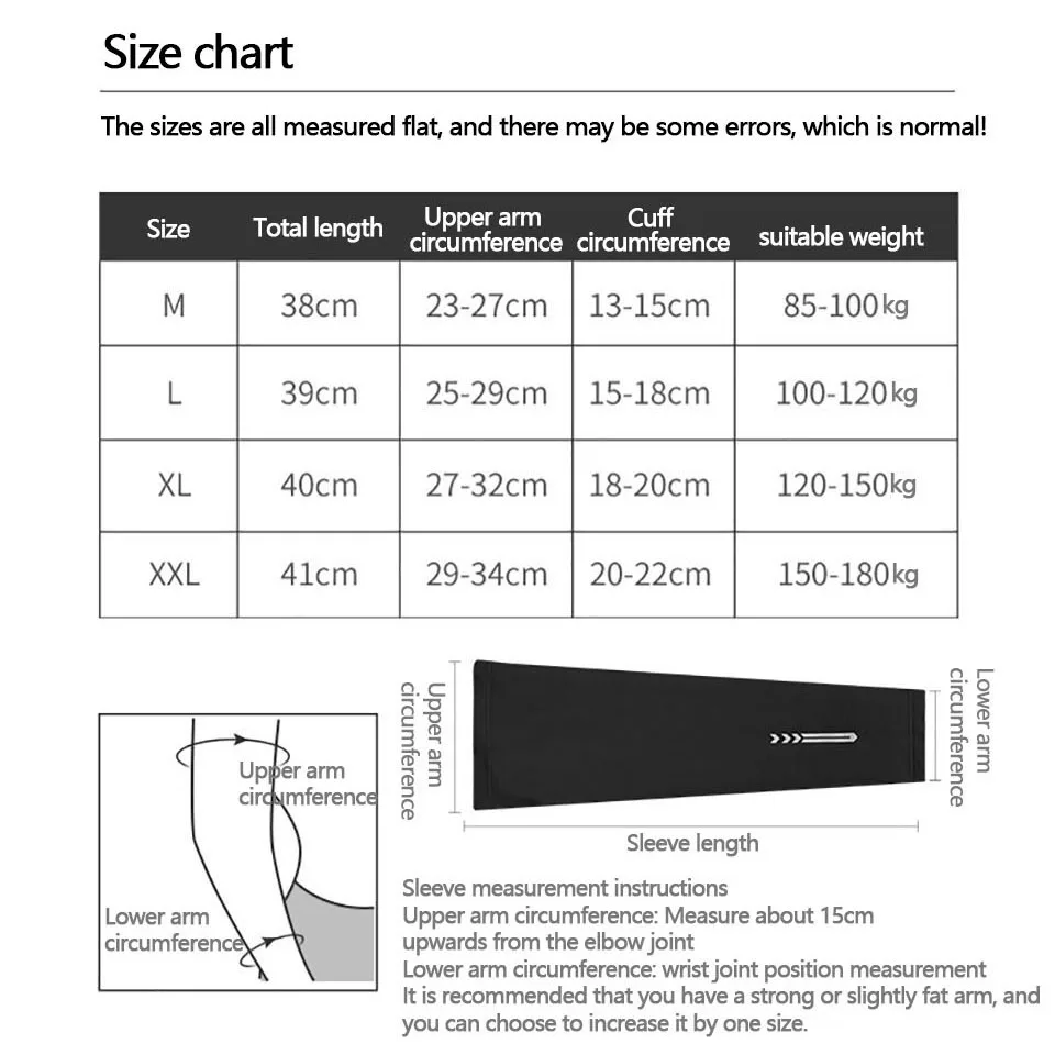 GTUBIKE Arm Guard Sleeve Cycling Ice Silk Armband Sun Protection Outdoor Sports Fishing Hiking Travelling For Men And Women