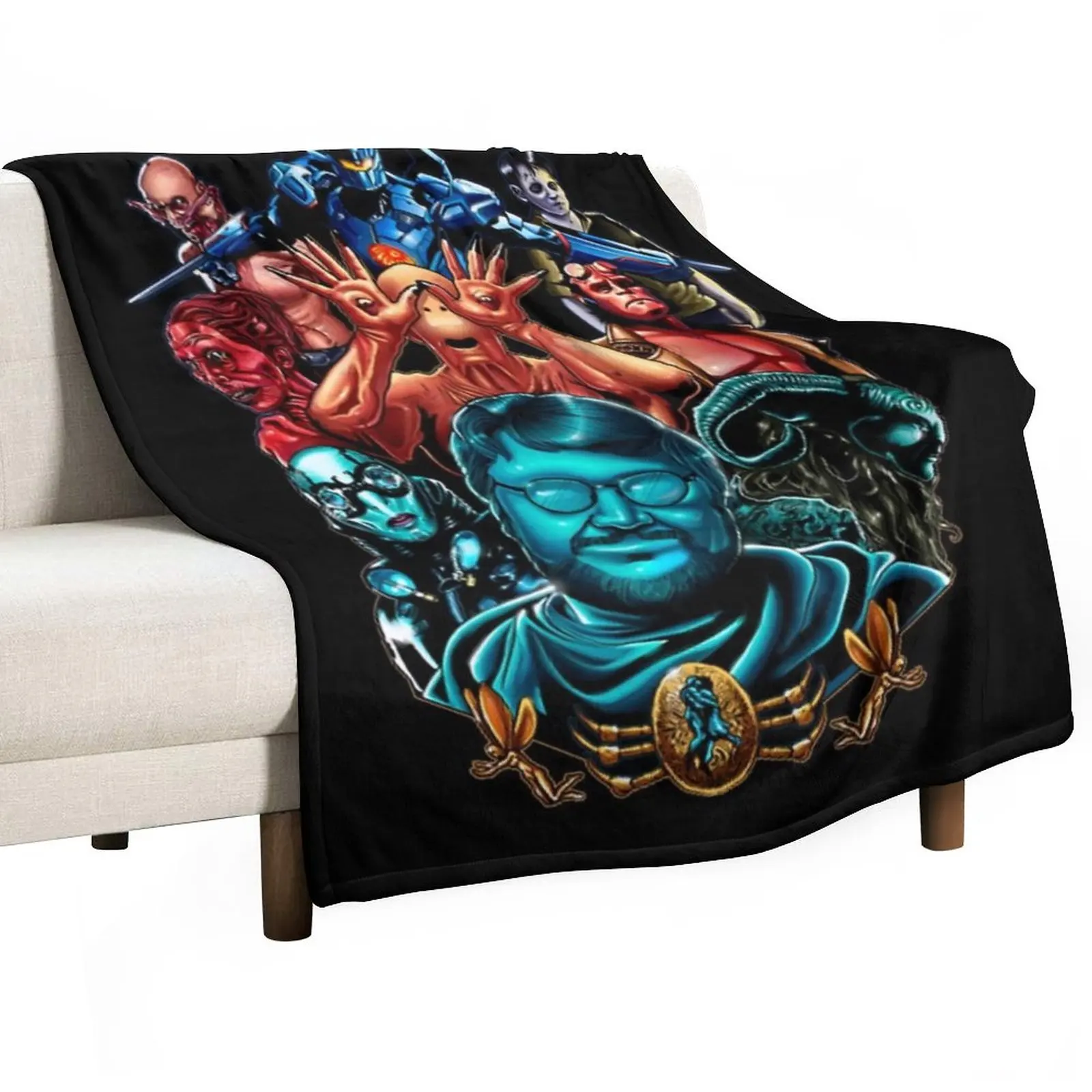 

Del Toro Tribute Throw Blanket For Baby warm winter Picnic Blankets