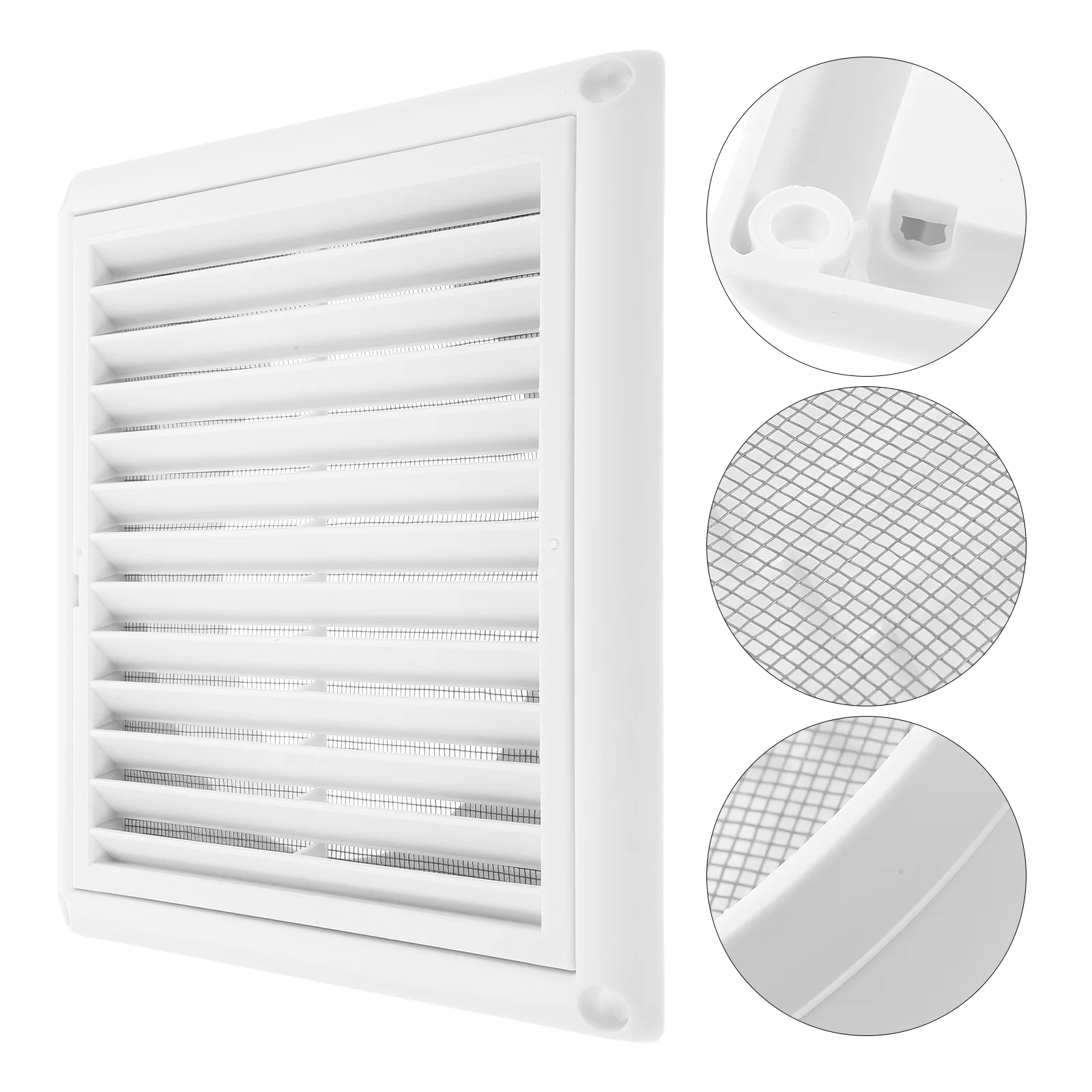 

Air Conditioner Outlet Ceiling Vent Return Grille Accessory Wall Adjustable Cover Plastic Grilles