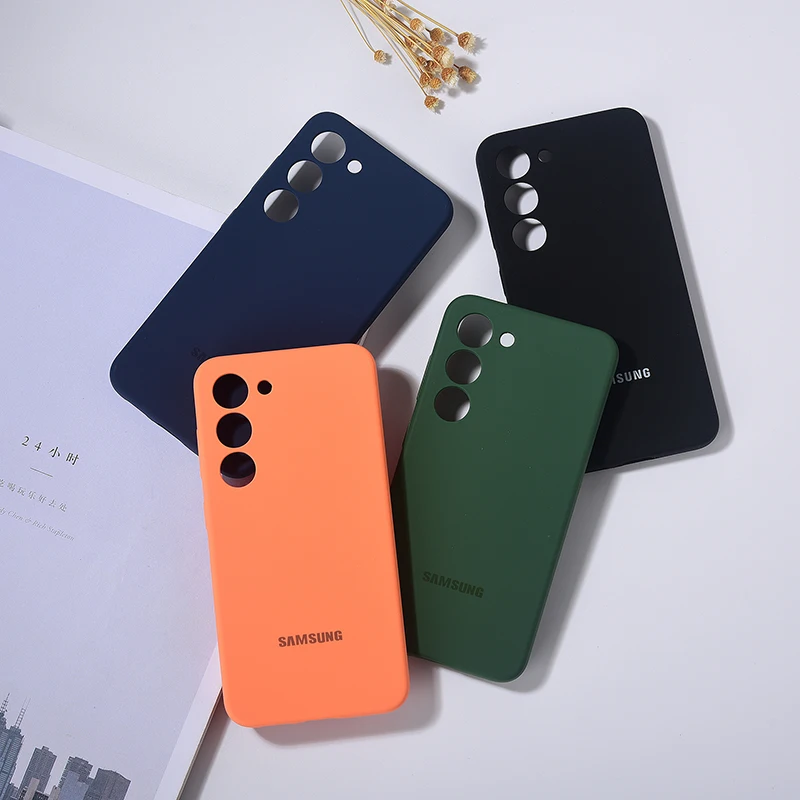 Soft Touch Liquid Silicone Shockproof Phone Case - Full Protective Cover