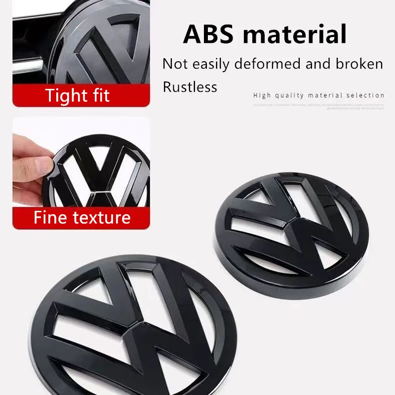 전면 및 후면 그릴 엠블럼 배지 로고, VW 폭스바겐 골프 7 MK7 GTI 자동차 스타일링 커버
