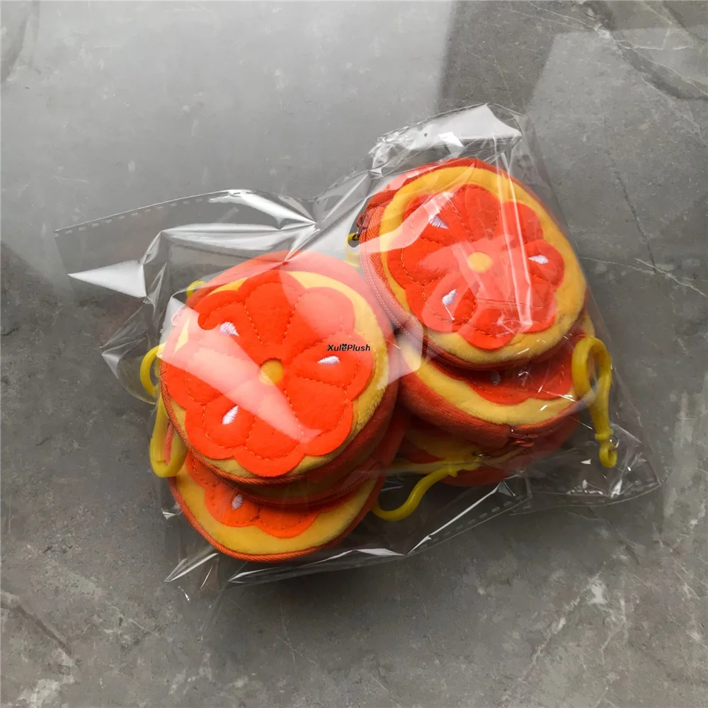 10PCS 멀티 디자인, 동물 플러시 장난감 가방, 아이의 작은 작은 플러시 체인 장난감 지갑