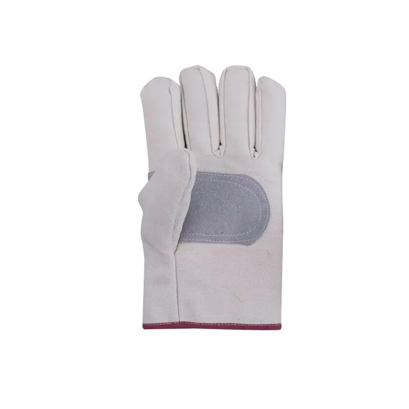 Work Gloves Protective Gloves Canvas Gloves Wear-resistant Welder Maintenance Canvas Gloves Double Thickened Protective Labor Protection