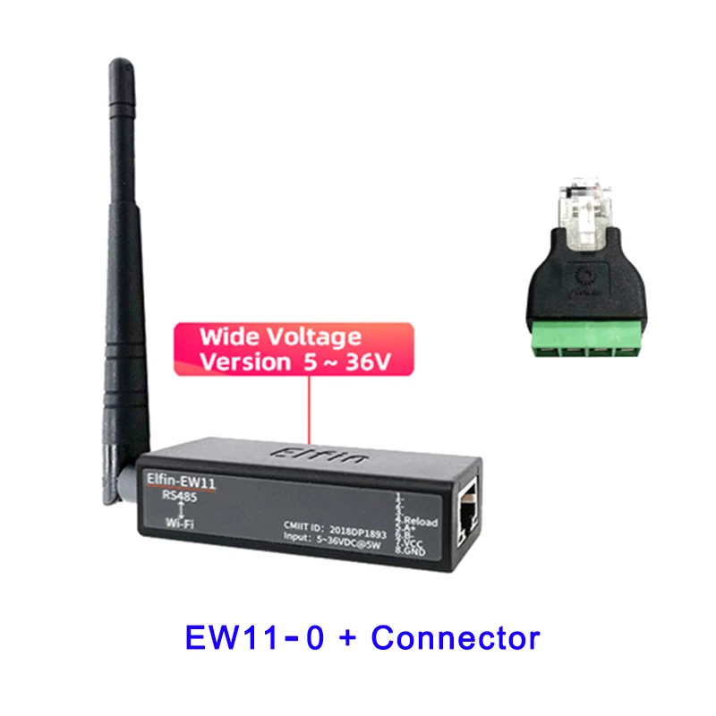 ตัวเลือกสินค้า WiFi Serial Server แปลง RS485 เป็น TCP/IP สำหรับ IoT