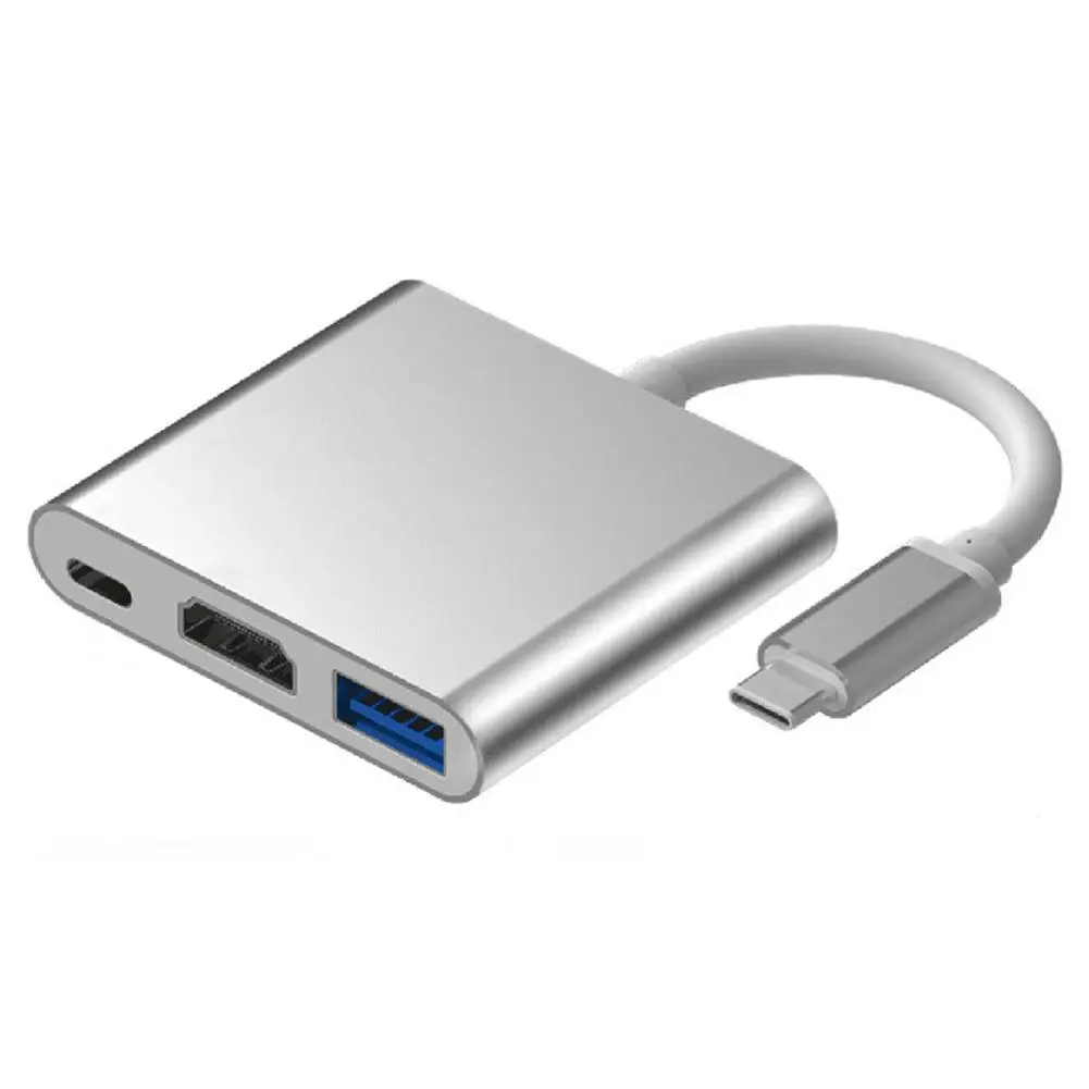 CŸ  USB C-HDMI ̺  й USB-C, 4K HDMI USB 3.0 PD   Ʈ , ƺ  Q0D4 , 3  1