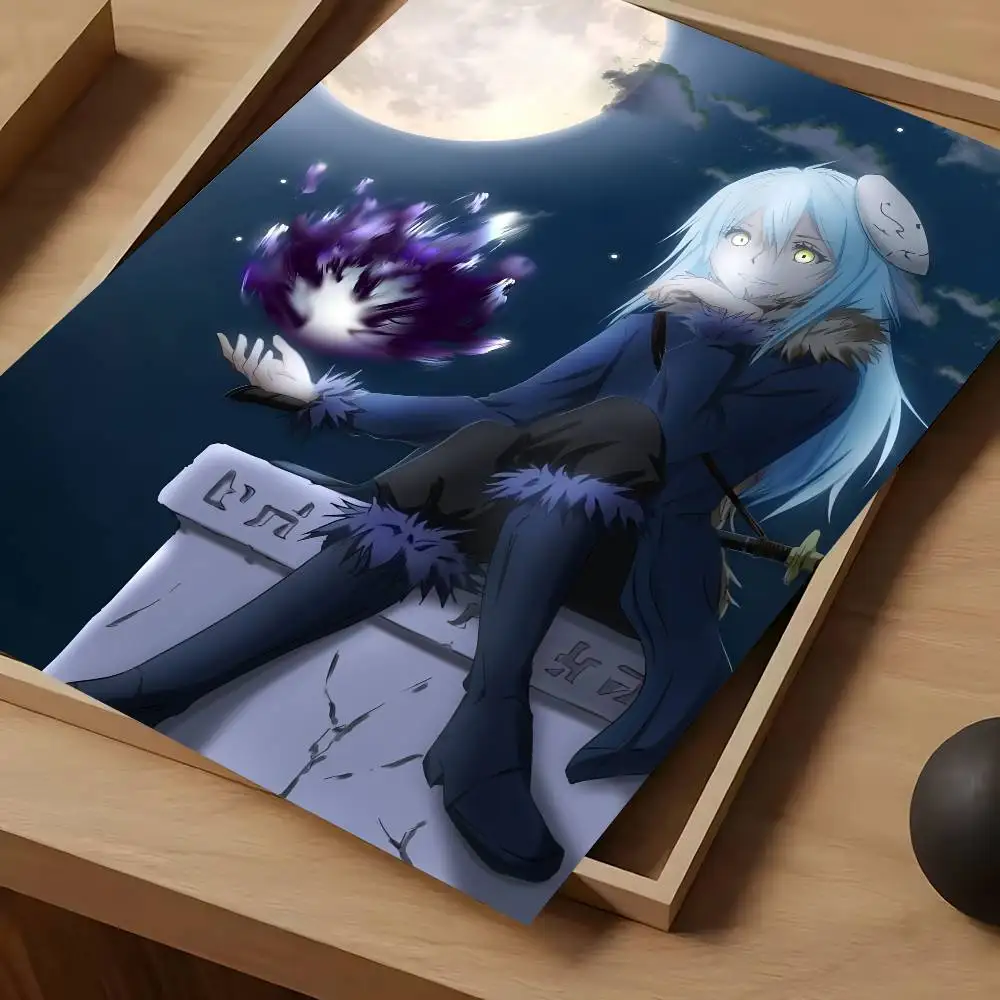 Anime Tensei Shitara Slime Datta Ken That Time I Was Reincarnated As Slime Poster Wasserdichter Wandkunstdruck für Raumdekoration Geschenk – Detail 13