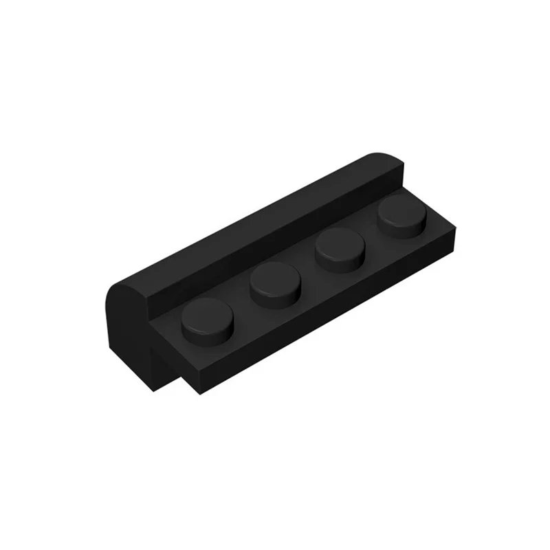 50pcs 6081 슬로프 곡선 2x4x1 1/3 곡선 상단 빌딩 블록 장난감 호환 액세서리 DIY MOC 하이테크
