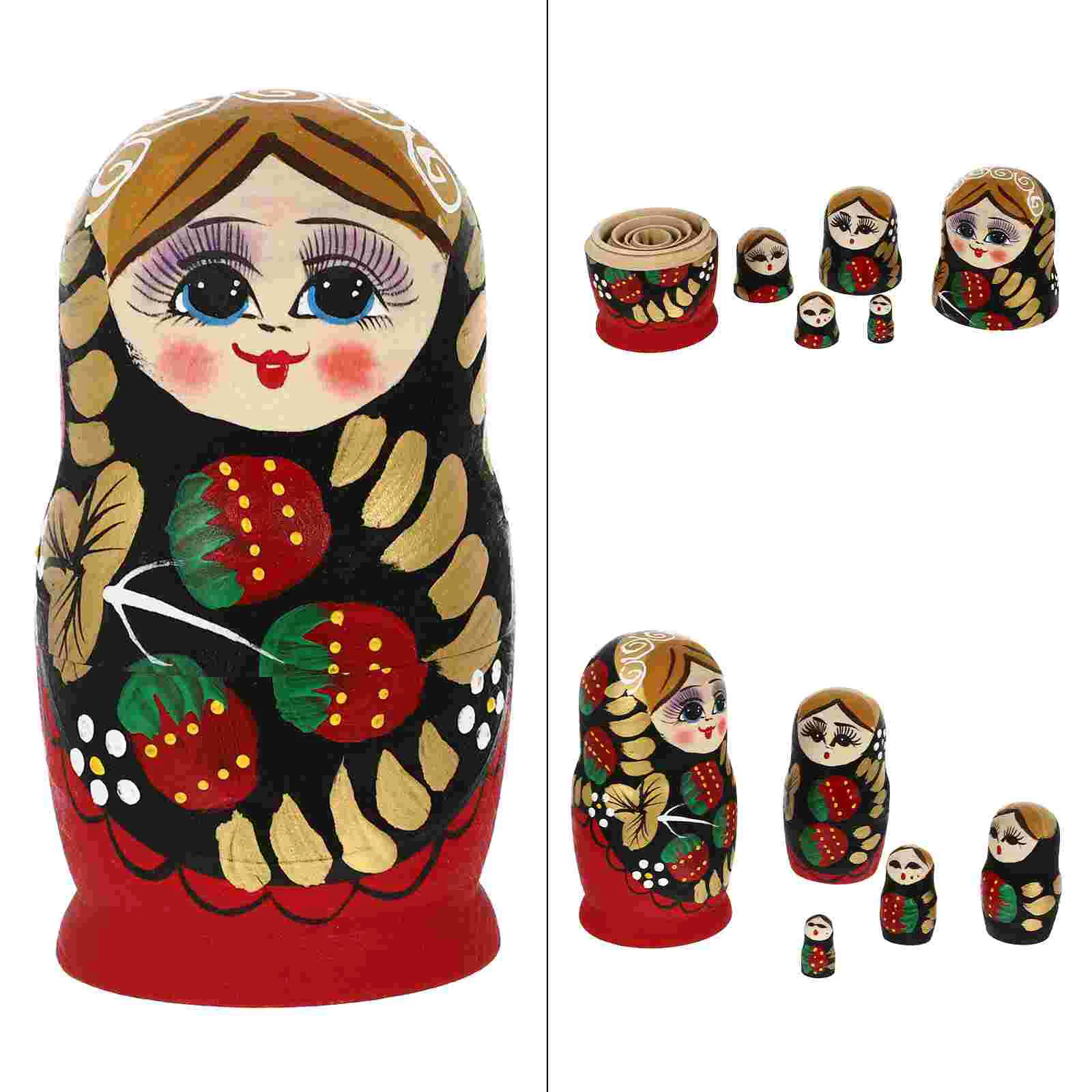 

5 шт., Детские деревянные игрушки-гнезда
