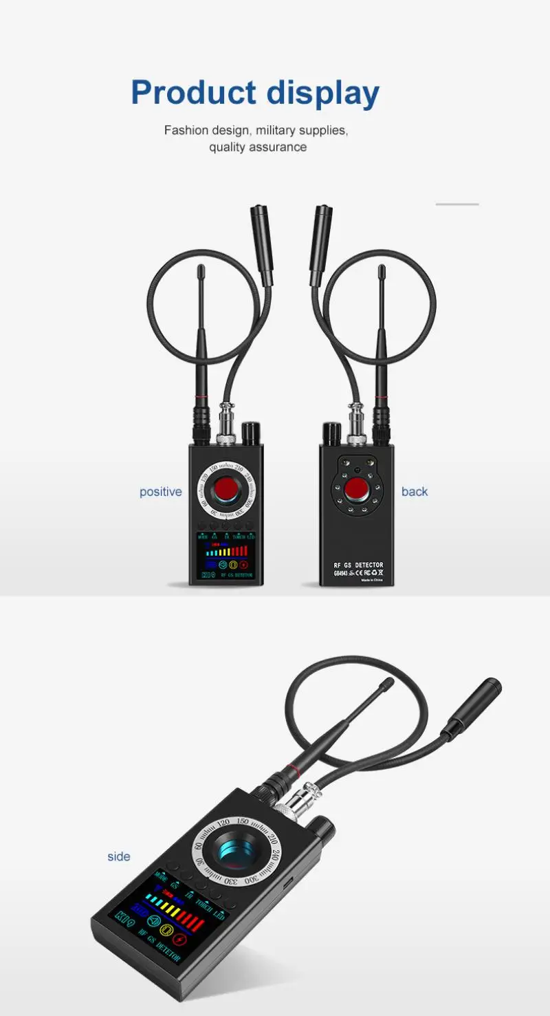 Close-up of K19 detector buttons and controls