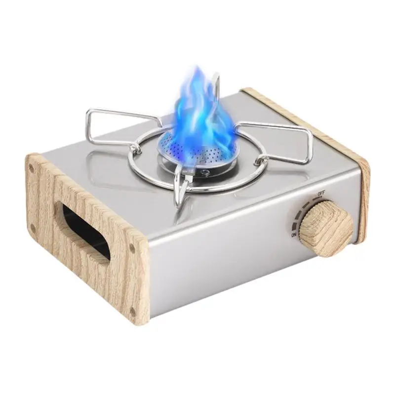 

Portable Stove Heavy Duty Outdoor Cassette Furnace Camping Stove Cassette Camping Burner With Multi-level Firepower For Camping