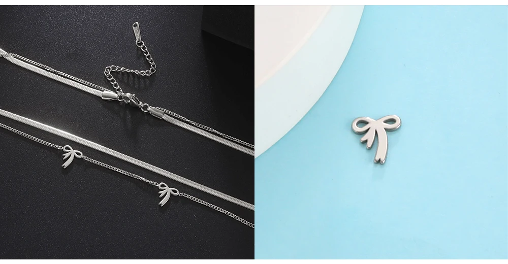 10 teile/los Großhandel Edelstahl DIY Halskette Ohrringe Charms Für Schmuck Machen Tier Baum Krone Winzige Anhänger Zubehör – Detail 11
