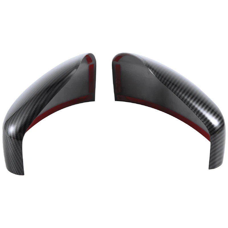 

1 пара крышек для зеркала заднего вида, Обрезанные автомобильные крышки для зеркала заднего вида, Обложка из углеродного волокна, боковая Обложка из АБС-пластика для Mazda CX-5 CX5 2012 -2014