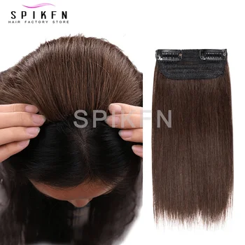 Highlight Blonde Clip In Human Hair Extensions  Machine Remy Hair Invisible Tic Tac One Piece Clip Hair Extension