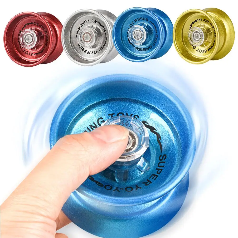 Children Beginners Professional Aluminum Metal Yoyo Ball, Competitive Yoyoball, Adult Kids Yoyoyoball with Accessories