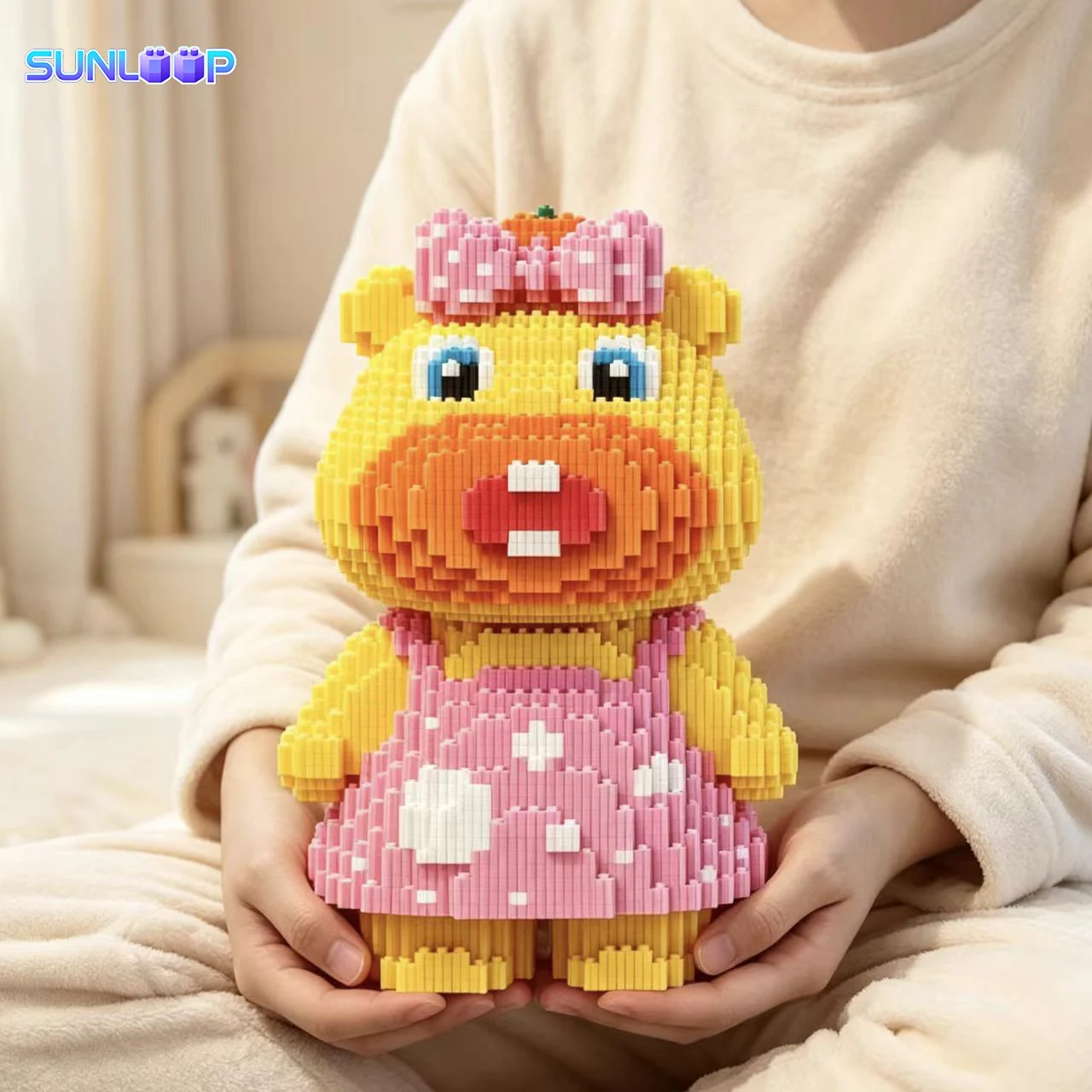 Giant Capybara Building Blocks Set for Kids - Creative Construction Toy and Home Decor