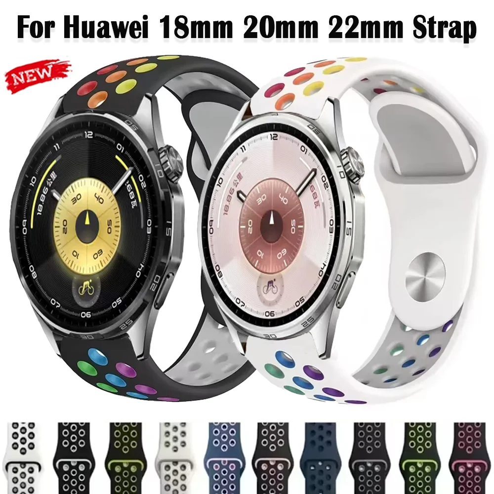 Versatile Silicone Strap for Huawei Watch - Multiple Sizes Available