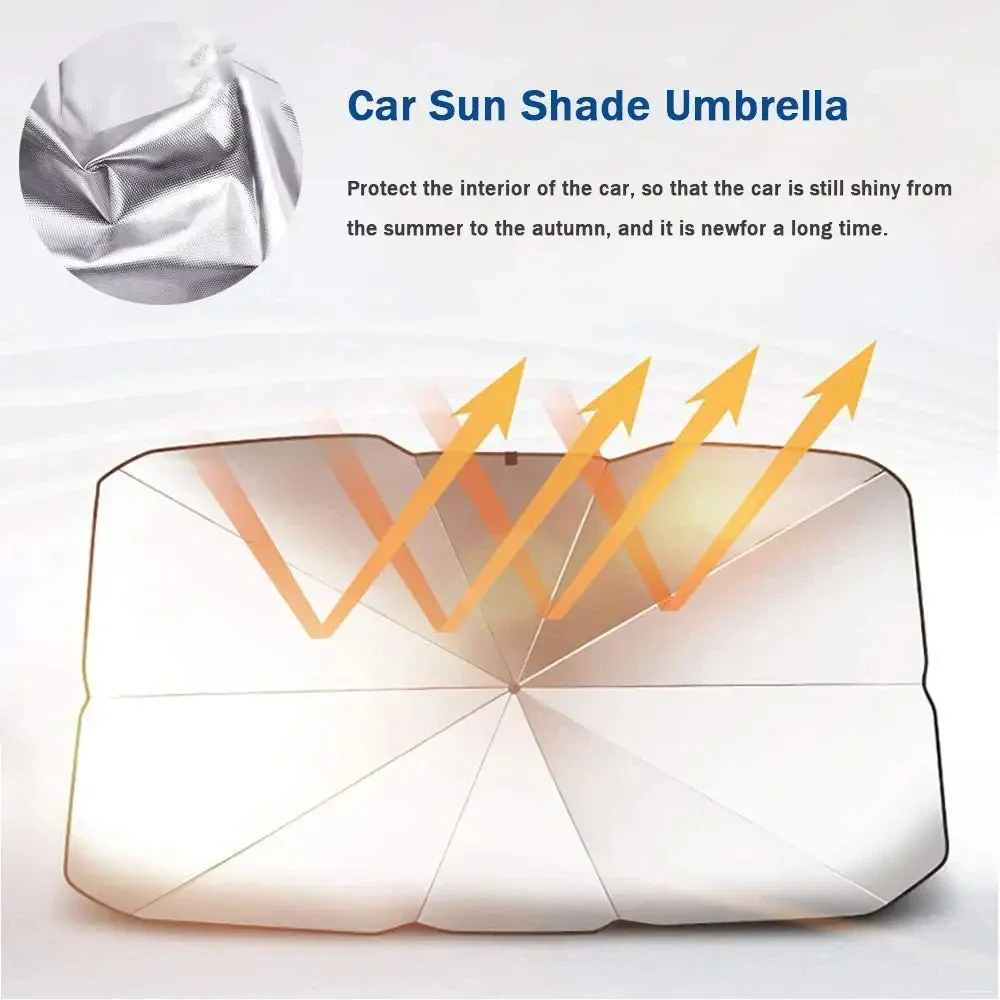 Car Front Windshield Sunshade Umbrella Easy Install, Easy Store For Infiniti Q50L QX50 QX60 Q60 Q60S QX70 Q30 Q80