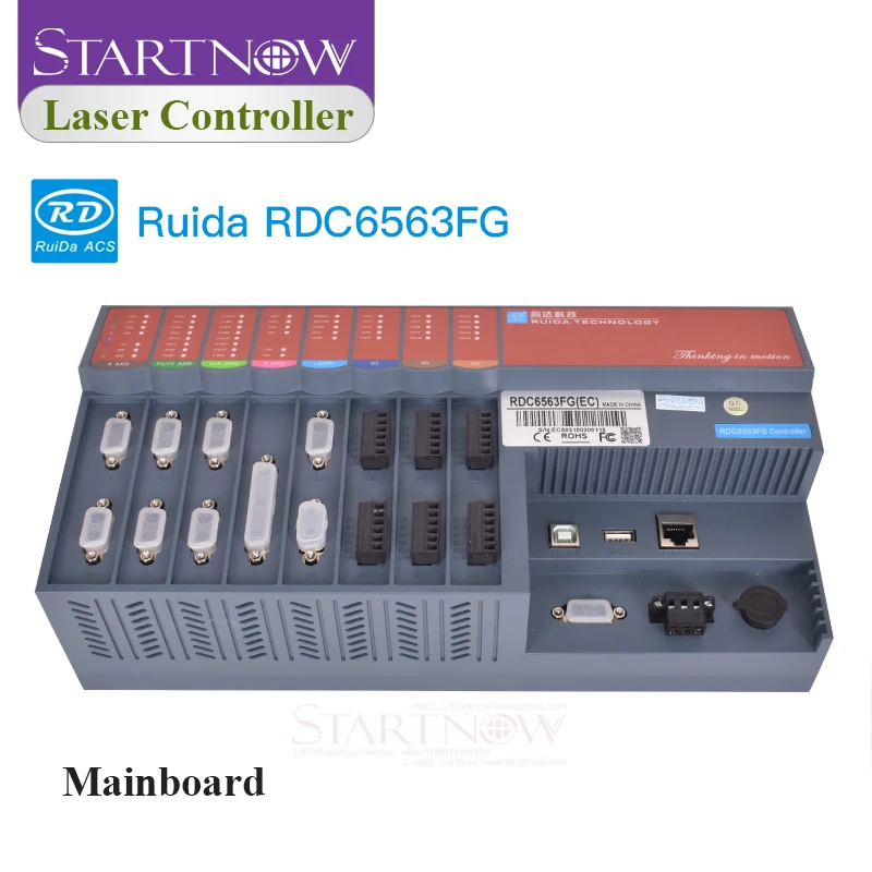 Startnow 무선 원격 광섬유 제어 시스템, RDC6563FG, Ruida DSP 메인 보드, 금속 하이브리드 레이저 커팅 머신용 사용