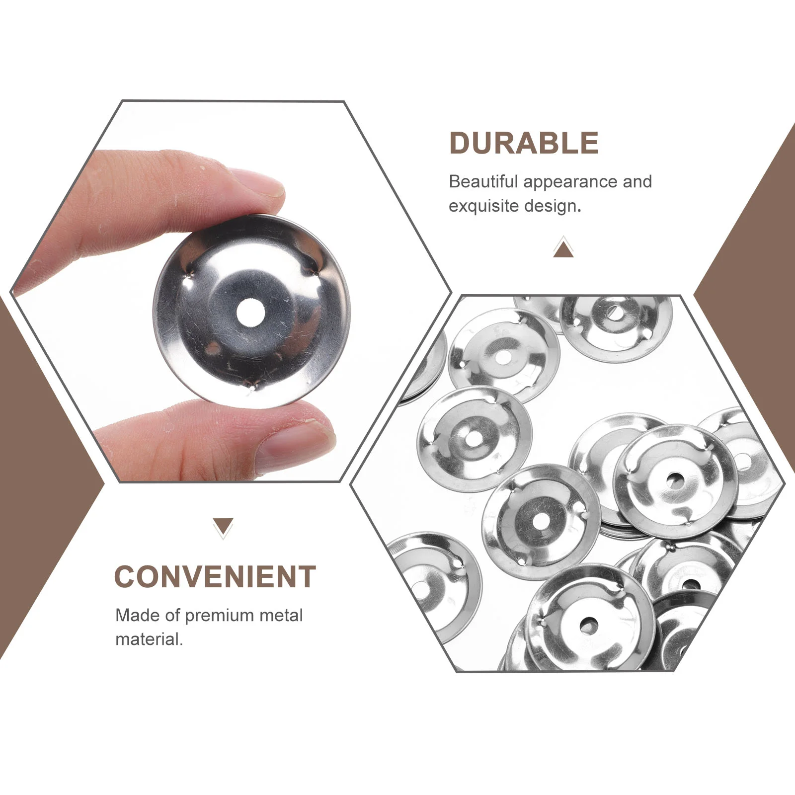 50 Pcs Cymbal Ching Ring Drum Accessories Snare Tambourine Ring Percussion Instrument Cymbal Bell Drum Set Replacement Parts