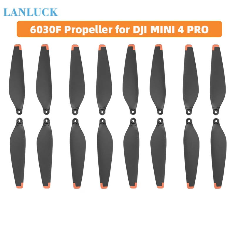 

2/4Pair 6030F Propeller for DJI Mini 4 Pro Low-Noise Quick-Release Blade Light Weight TPU Wing Fans Repair Parts Accessories