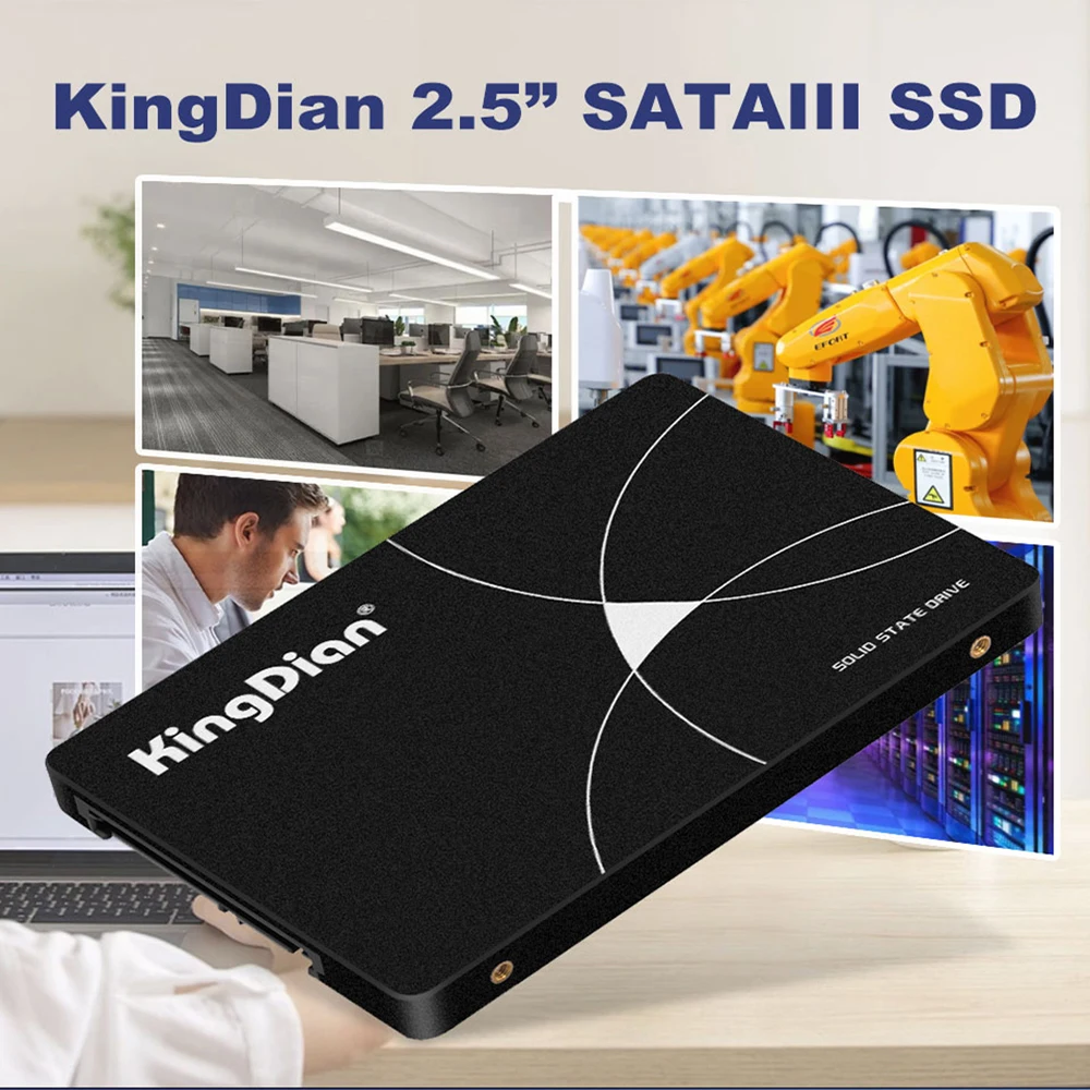 Kingdian-ssd sata3 2,5 polegadas, unidade de estado sólido, 120gb, 128gb, 240gb, 256gb, 480gb, 512gb, 1 também, 2 também, para computador