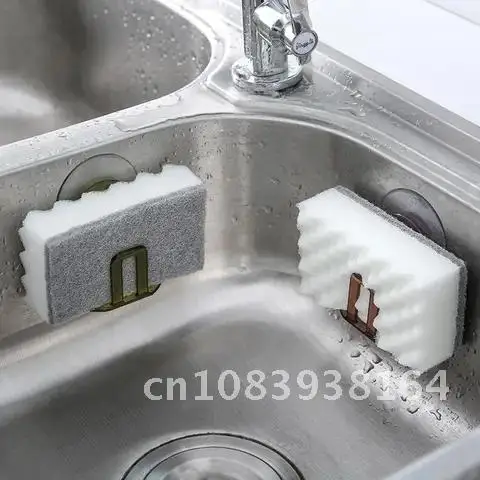 

Sponge Storage Holder Kitchen Sink Drain Rack Suction Cup Soap Rack Drainer Rack Kitchen Organizer Bathroom Accessories