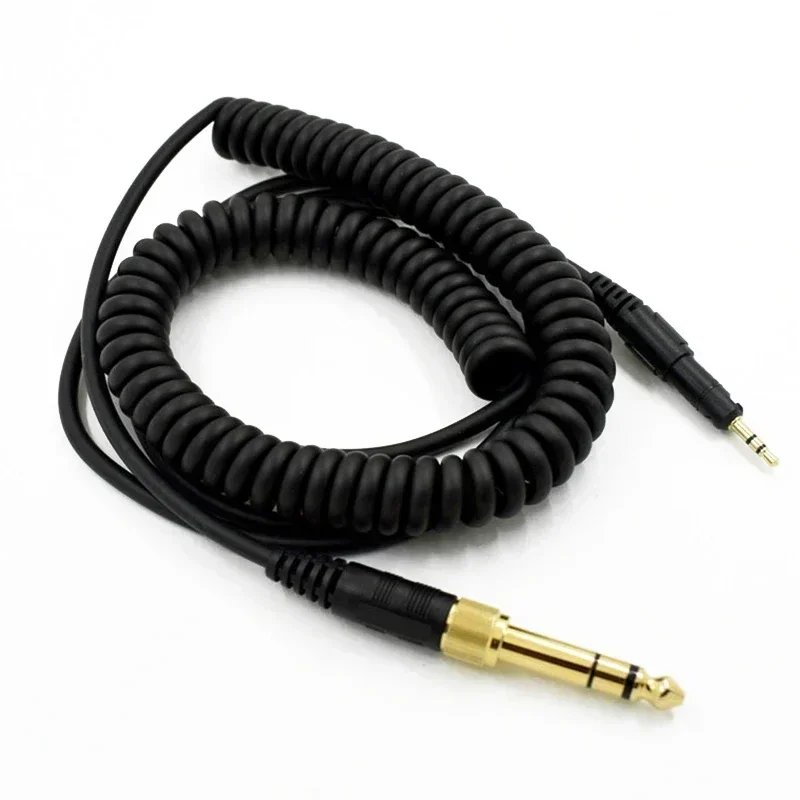 Replacement Spring Coiled 6.35mm Cable Cord For Pioneer DJ HDJ-HDJ-X5BT HDJ-X7 HDJ-S7 HDJ-CX HDJ-Cue1 HDJ-Cue1BT Headphones ethernet cable,power supply cable,edl cable,wrapping wire cable