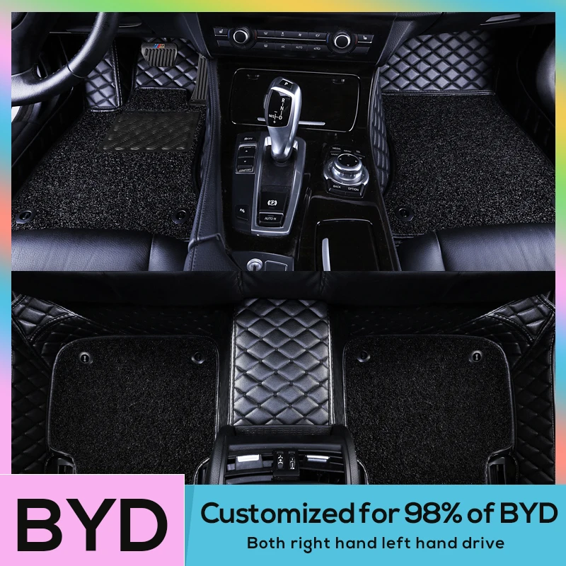 

Custom Floor Mat Customize Make for BYD Vehicles Thicken Durable Quality Carpet Mat for BYD F0 F3 F6 G3 G6 S6 F3R