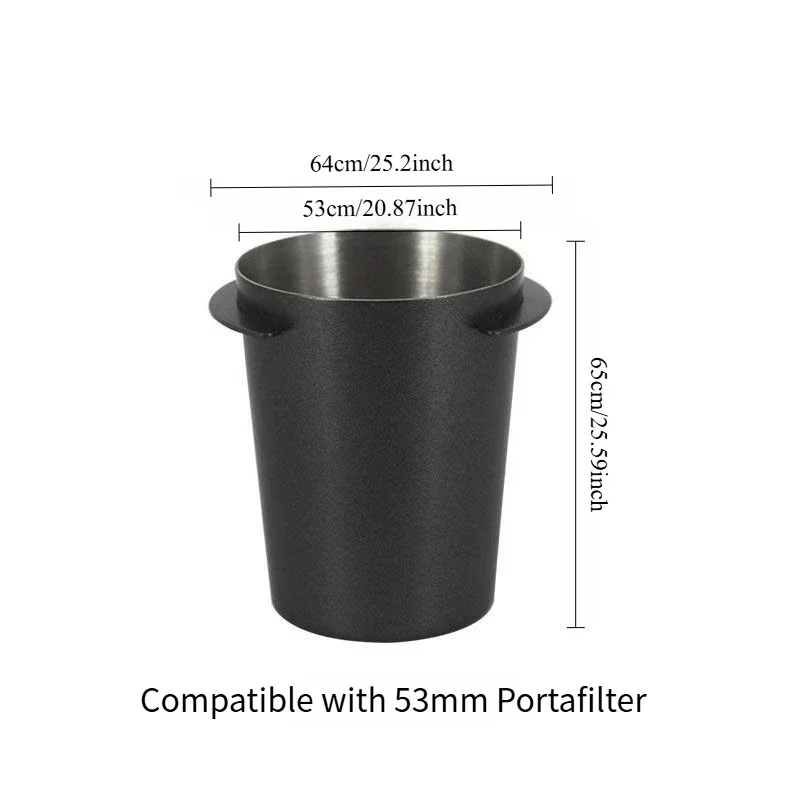 Premium 54mm Stainless Steel Espresso Dosing Cup - Barista-Grade Coffee Accessory