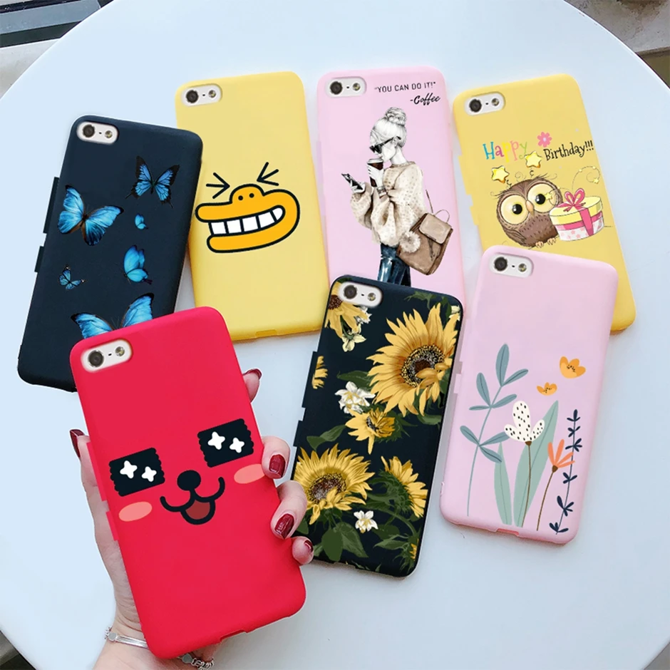 Per Iphone 5 S 5 S Se 2016 Custodia Morbida In Silicone Tpu Cover Per Telefono Per Apple Iphone 5 Paraurti Iphone5 Fundas Cute Cartoon Coque