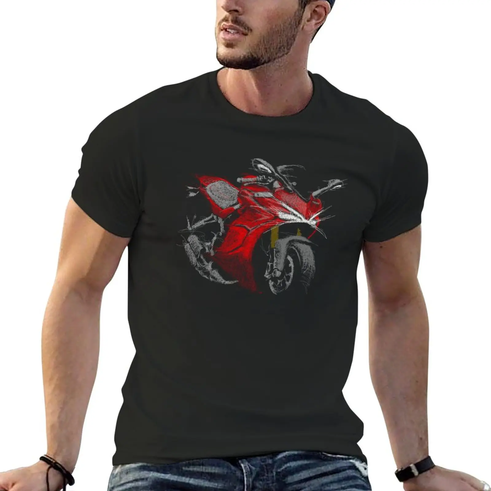

New Italian Supersport T-Shirt t shirt man sweat shirts black t shirt fitted t shirts for men