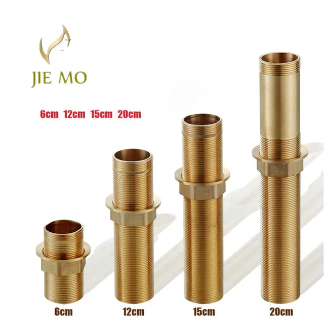 อ่างล้างหน้าก๊อกติดตั้งอุปกรณ์เสริมทองแดงยาวคงที่เท้า 1