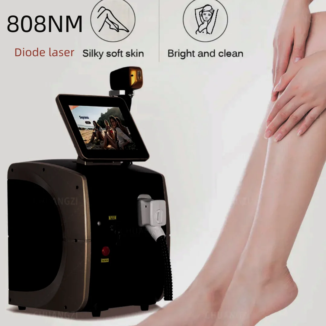 2024 New Hair-Remove Ice Platinum 3 Wavelength 808 Diode Laser 808nm Hair Removal Machine 808 Remov Machin Remover for Home Use laser light tool for brightening the skin face wrinkle remove machine home machine for face lifting and wrinkle removal