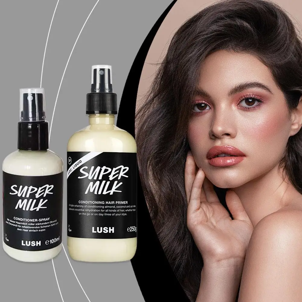 Super Milk Conditioning Hair Primer Oat Milk Essence Moisturizing Nourishing Natural Fragrance Hair Styling Spray