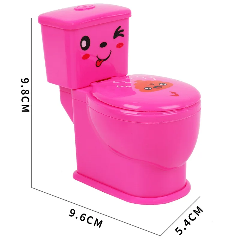Simulation Toilet Shooting Water Toys Novelty Shooting Water Toilet Toy Props April Fool's Day Prank Funny Gadget Toys