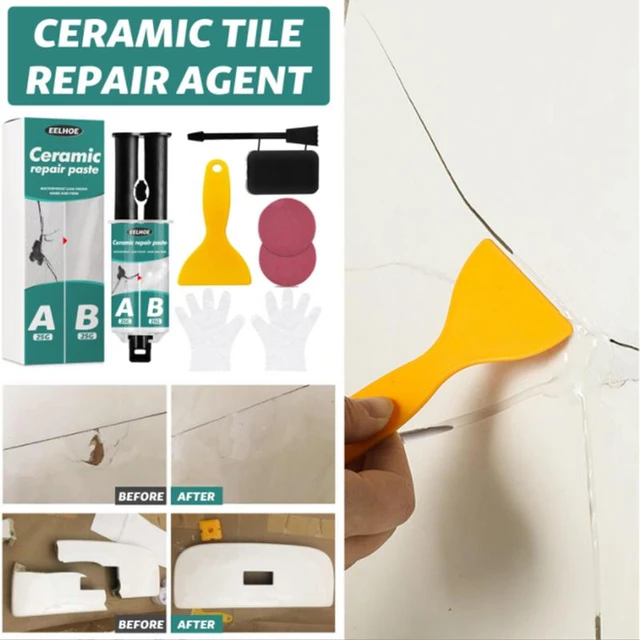 Ceramic Repair Paste Tub Tile And Shower Porcelain Repair Kit For