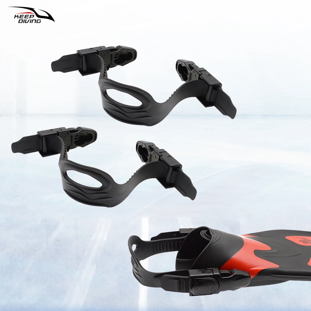 Adjustable Scuba Diving Fin Straps with Buckles (1 Pair)