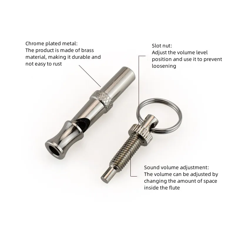Dog Whistle To Stop Barking Bark Control For Dogs Training Deterrent Whistle Adjustable Sound Dog Trainings Supplies
