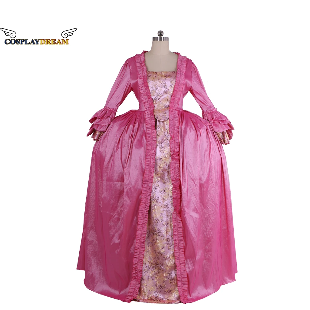 Abito Fantasia Vittoriano Medievale Regina Principessa Duchessa Vestito Tudor Barocco Rosa Vintage Marie Antoinette Dress Custom Made