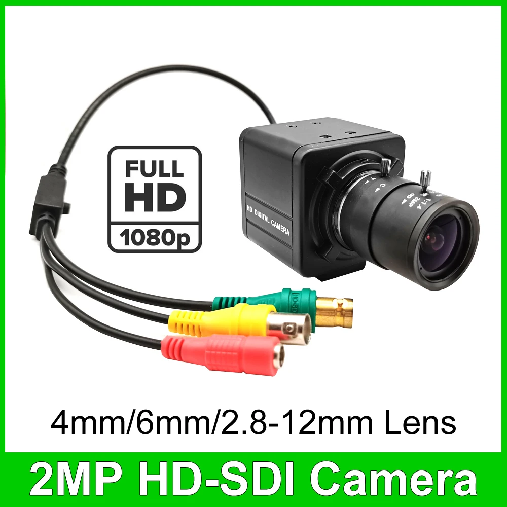 

NEOCoolcam CCTV Industrial HD-SDI 2.0MP 1080P Mini Metal Housing Security Box Zoom SDI Camera With 3MP 4mm 6mm 2.8-12mm Lens