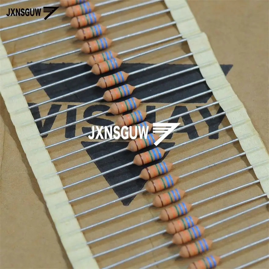 

10 шт. VISHAY DALE 1% 9x3 мм металлический пленочный резистор 2 Вт 665K сопротивление цвету CCF2 665K 2 Вт